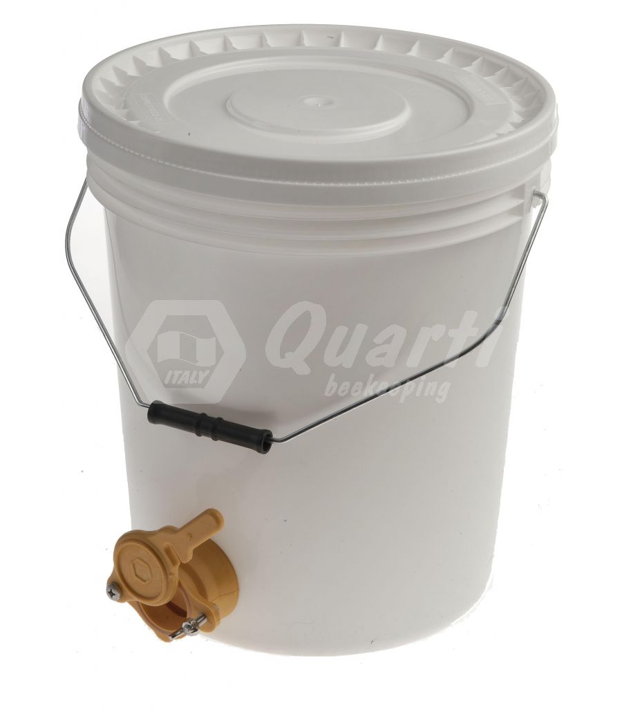 Seau à Miel Avec Robinet 15L - En PP étanche, Pour Distribution Facile, Usage Apiculture